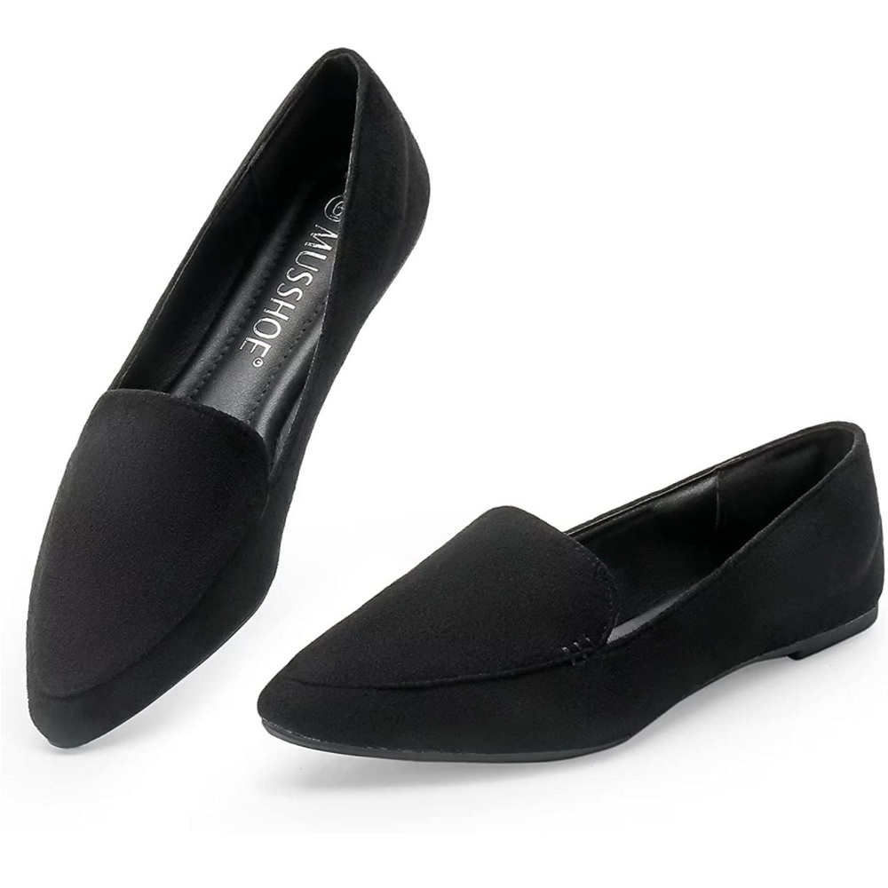 NIB Black Loafers size 8